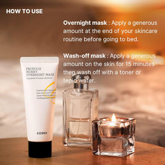 COSRX Full Fit Propolis Honey Overnight Mask 60ml