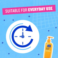 Clean & Clear Morning Energy Daily Face Wash, Skin Energising Formula with Citrus Tangerine Extract and Exfoliating Beads, 150 ml, perfect for starting your day with a revitalized complexion