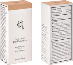 Beauty of Joseon Daily Tinted Fluid Sunscreen 12 Shades for Face Moisturizing Broad Spectrum SPF 40 Korean Skincare 50ml, 1.69 fl.oz #LP110