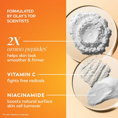 Olay Regenerist Vitamin C + Peptide 24 MAX Face Moisturizer, 1.7 oz