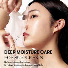 VT COSMETICS CICA Daily Soothing Mask 30 Sheets, Centella Asiatica & Hyaluronic Acid for Moisturizing & Hydrating, Instant Calm & Glow, Skin Softening Facial Mask, Korean Face Mask