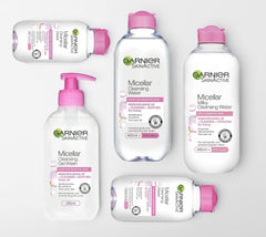 Garnier Micellar Gel Face Wash For Sensitive Skin 200ml, Gentle Face Cleanser & Makeup Remover, Recognised By The British Skin Foundation, Rinse-Off, Non-Drying & Fragrance Free Formula