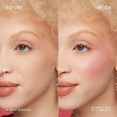 NYX Professional Makeup Buttermelt Blush, Powder Blush, up to 12 H Wear, Fade & Transfer Resistant, Feeling Butta.