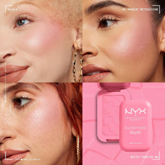 NYX Professional Makeup Buttermelt Blush, Powder Blush, up to 12 H Wear, Fade & Transfer Resistant, Feeling Butta.