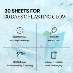 VT COSMETICS CICA Daily Soothing Mask 30 Sheets, Centella Asiatica & Hyaluronic Acid for Moisturizing & Hydrating, Instant Calm & Glow, Skin Softening Facial Mask, Korean Face Mask