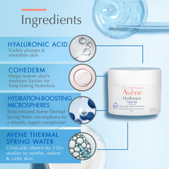 Avène Hydrance Hydrating Aqua Cream-in-Gel, 24 Hour Hydration, Antioxidant Protection