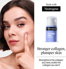 Neutrogena Collagen Bank Face Moisturizer, Daily Anti-Aging Face & Neck Collagen Cream with Bakuchiol, Face Lotion to Support Skin’s Natural Collagen for Visibly Plump Skin, 2 fl. oz