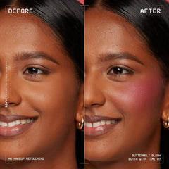 NYX Professional Makeup Buttermelt Blush, Powder Blush, up to 12 H Wear, Fade & Transfer Resistant, Feeling Butta.
