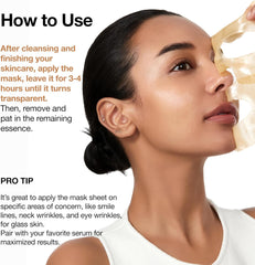 ANUA Peach 70 Niacin Brightening Collagen Mask, Overnight Face Mask for Glass Skin, Niacinamide, Collagen Facial Mask, Glow up with Hydration, Natural Color, Korean Skin Care (38g, 4ea)