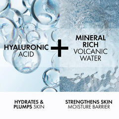 Vichy Mineral 89 Booster, Pure Hyaluronic Acid Serum for Face with Volcanic Mineral Water for Skin Barrier Repair, Plumps & Hydrates, Lightweight Moisturizing Gel, Oil-Free, Non-Sticky