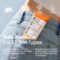 Some By Mi V10 HYAL Air Fit Sunscreen | 50ml | Daily Niacinamide SPF 50 Korean Sunscreen For Face With UV Protection | No White Cast & Eye Irritation For Sensitive Skin