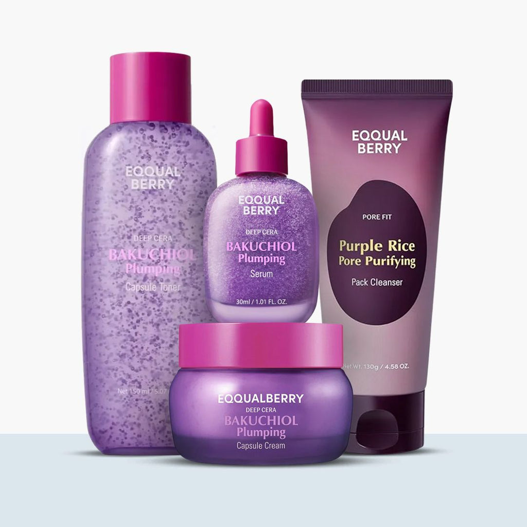 EQQUALBERRY Bakuchiol Plumping Skincare Set