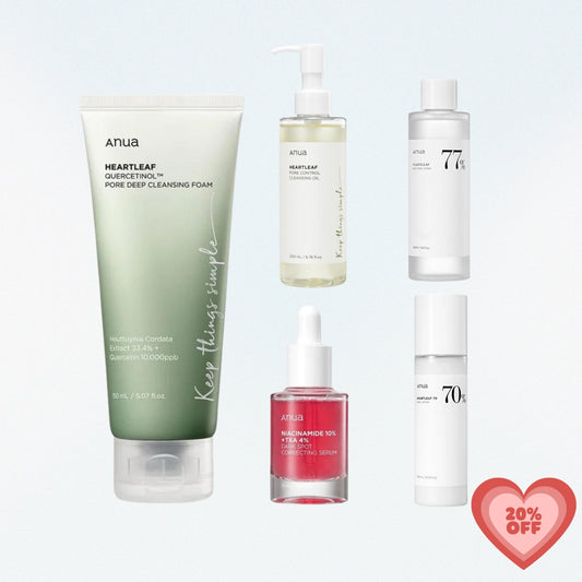 ANUA All in 1 Glow Essentials 5-Step Set | Cade Cosmetics