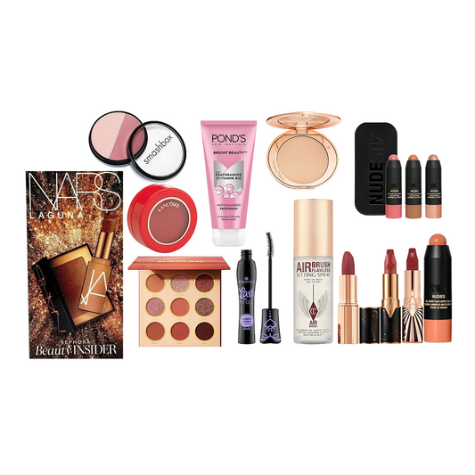 Premium Makeup Bundle – Multi-Brand Face, Eye & Lip Collection (13 Products)