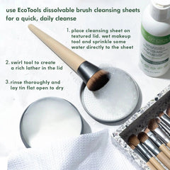 Ecotools Dissolvable Brush Cleansing Sheets 3161