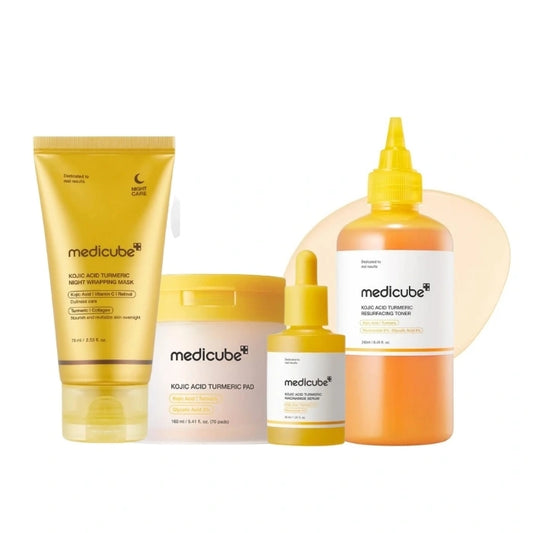Medicube Kojic Acid Turmeric Resurfacing Complete Set - Cade Cosmetics