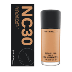 MAC- STUDIO FIX FLUID SPF15 FOUNDATION LIQUID 30ML  (Pack of 12)