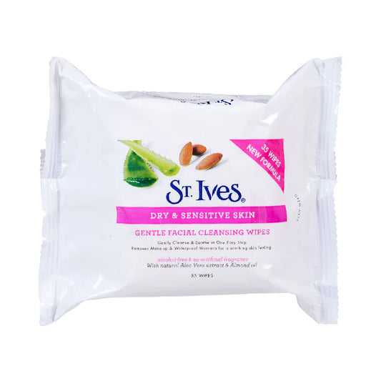 St. Ives Gentle Face Cleansing Wipes for Dry and Sensitive Skin