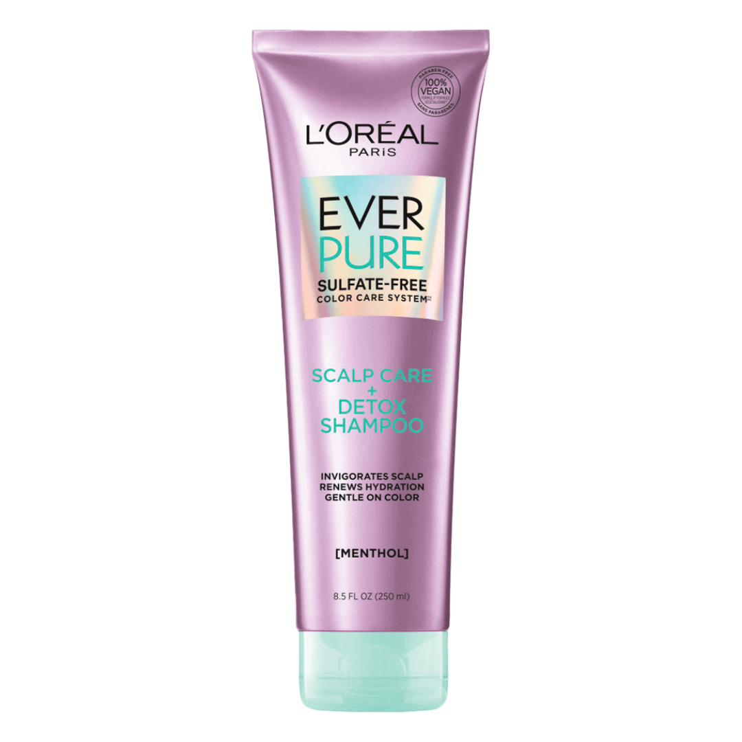 L'Oreal Paris EverPure Scalp Care + Detox Sulfate Free Shampoo for Color-Treated Hair