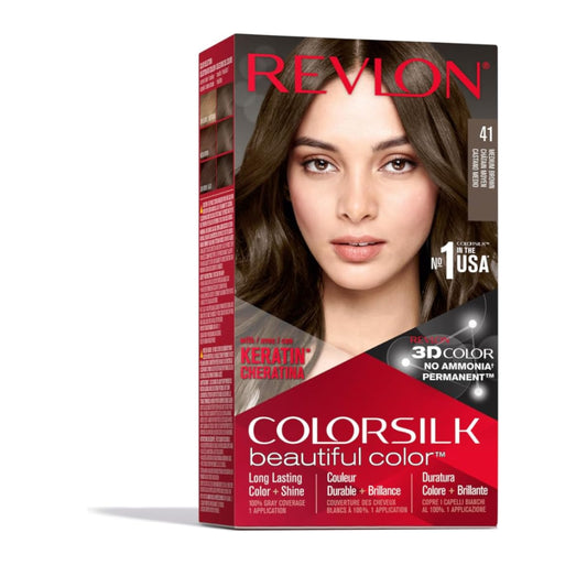 REVLON COLORSILK 3D MEDIUM BROWN 041