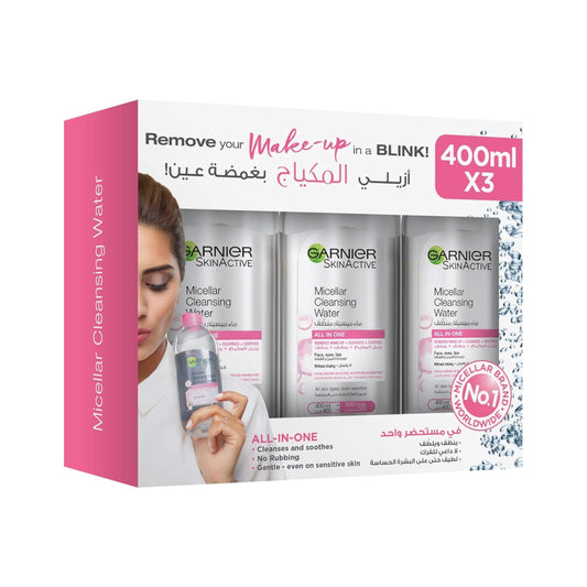 Garnier Micellar Water & Makeup Remover Active Kit