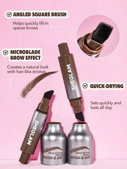 SHEGLAM BROW-FECTION ANGLED BRUSH & DIP ESPRESSO