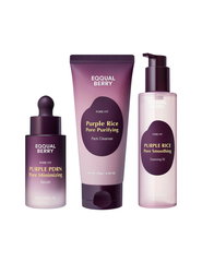 EQQUALBERRY Purple Rice Minimizing Pore Smoothing Set